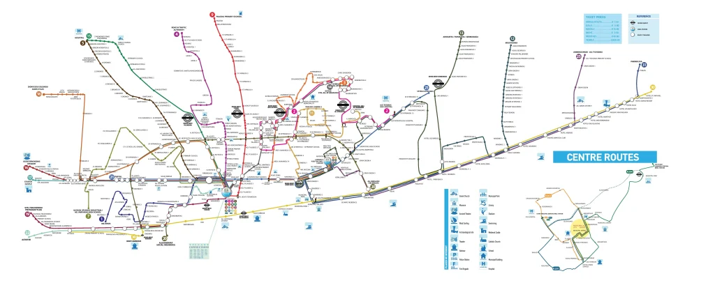 Cyprusbybus routes